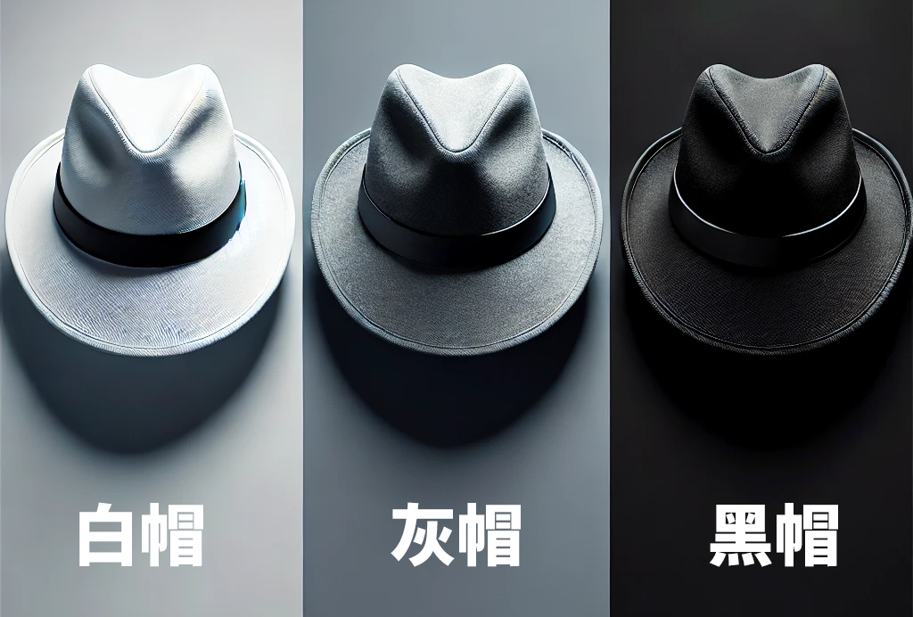 白帽、灰帽、黑帽SEO