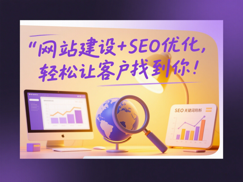 網(wǎng)站建設(shè)+SEO優(yōu)化一步到位，輕松讓客戶找到你！